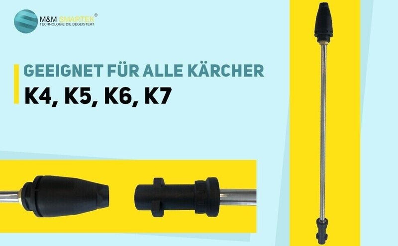 Dreckfräse für Kärcher Rotordüse Hochdruckreiniger K2 bis K7 Bajonett Anschlus