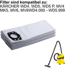 10x Staubsaugerbeutel Vlies für Kärcher MV4 WD4 MV5 WD5 MV6 WD6 für 2.863-006.0 - 10x-staubsaugerbeutel-vlies-fur-karcher-mv4-wd4-mv5-wd5-mv6-wd6-fur-2-863-006-0 von M&M Smartek®