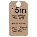 15m Rohrreinigungsschlauch + Bajonett + 2 Düsen für Kärcher Hochdruckreiniger - 15m-rohrreinigungsschlauch-bajonett-2-dusen-fur-karcher-hochdruckreiniger von M&M Smartek®