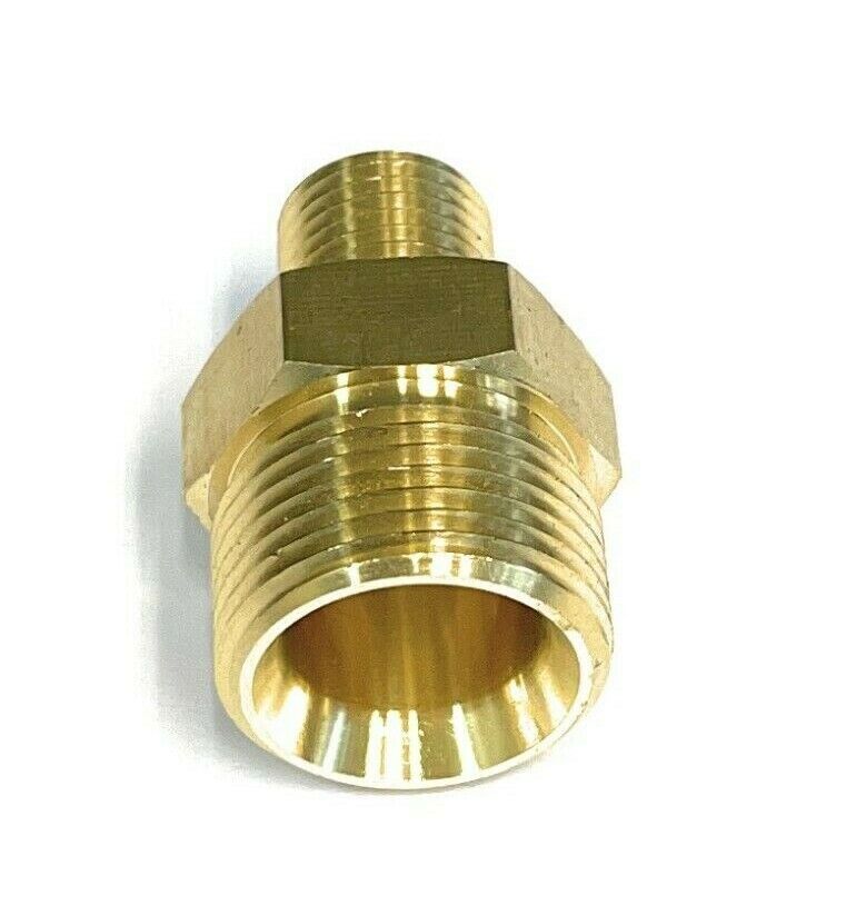 Adapter Nippel M22 x1,5 AG x 1/4" AG für Kärcher Nilfisk Alto Hochdruckreiniger