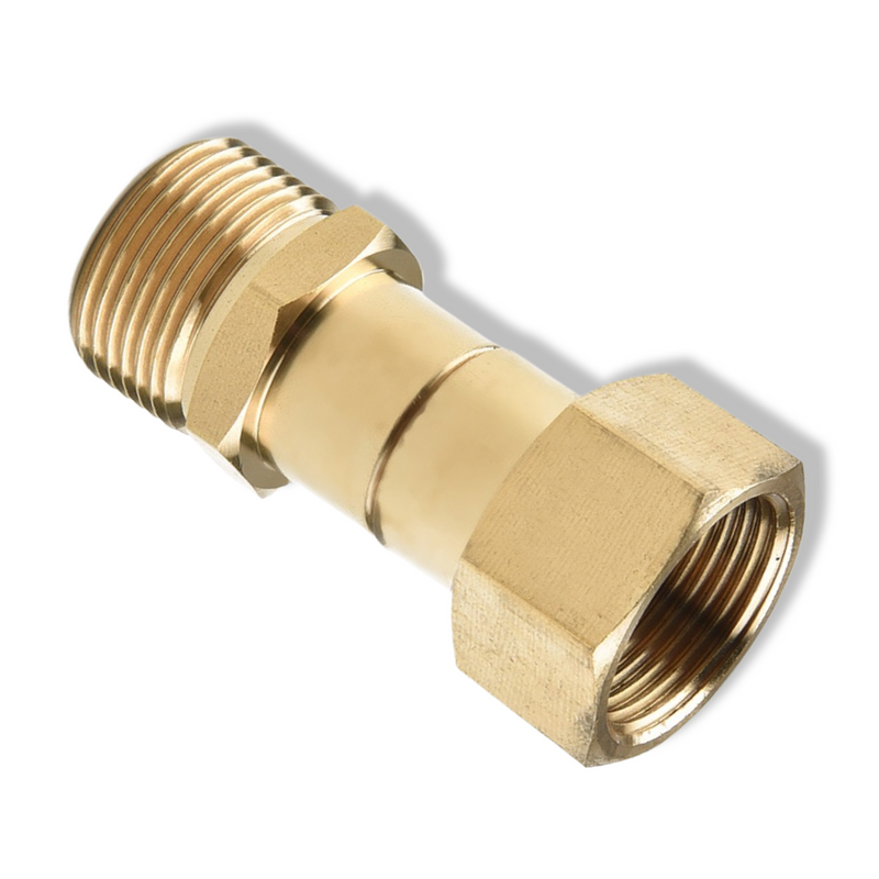 Adapter M22 AG (14 oder 15mm) auf M22 IG Adapter für Hochdruckreiniger drehbar