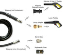 Rohrreinigungsschlauch Kanalratte für Kärcher K2 - K7 & LAVOR inkl. Düsen 5m - rohrreinigungsschlauch-kanalratte-fur-karcher-k2-k7-lavor-inkl-dusen-5m von M&M Smartek®