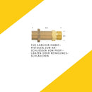 15 Meter Rohrreinigungsschlauch für Kärcher K2 K3 K4 K5 K6 K7 - wie 2.637-767.0 - 15-meter-rohrreinigungsschlauch-fur-karcher-k2-k3-k4-k5-k6-k7-wie-2-637-767-0 von M&M Smartek®