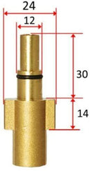 Bajonett Adapter Nilfisk Stihl Wap Aqua auf Black & Decker, BARICUS, Bosch AQT - bajonett-adapter-nilfisk-stihl-wap-aqua-auf-black-decker-baricus-bosch-aqt von M&M Smartek®