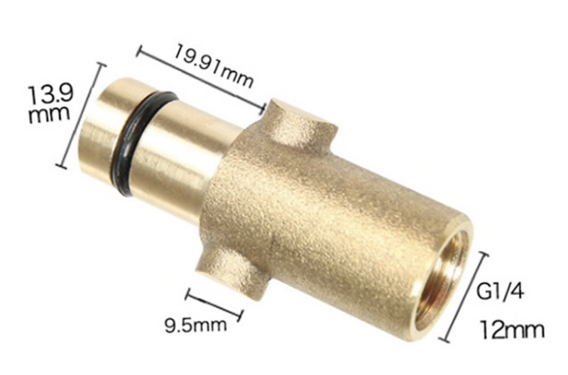 Bajonett Adapter für Nilfisk Gerni Quick 1/4" IG für Hochdruckreiniger Schaum